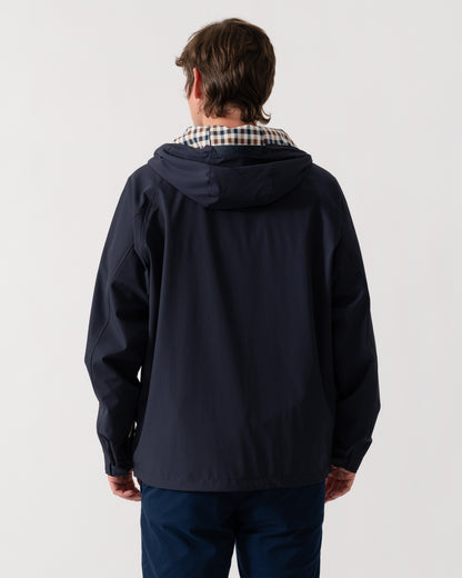 Aquascutum Mens Shell SP Hooded Jacket - Navy 11