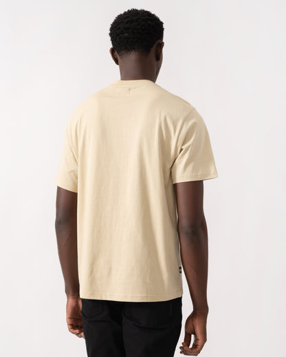 Aquascutum Mens Small Logo T-Shirt - Beige 03