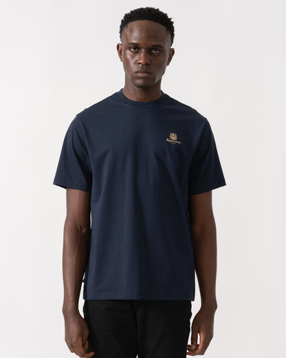 Aquascutum Mens Small Logo T-Shirt - Navy 11
