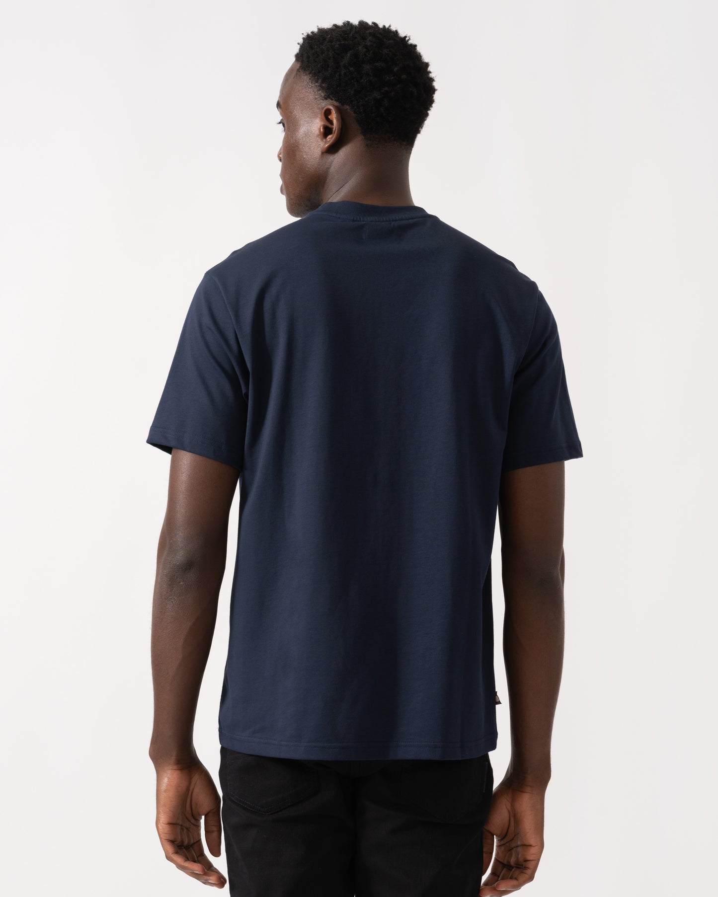 Aquascutum Mens Small Logo T-Shirt - Navy 11