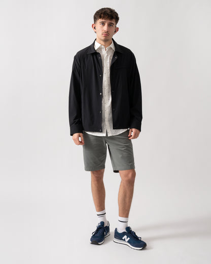 full length shot of a model wearing an Armani Exchange Mens Jacket XM002818-AF22572 in Black UC001