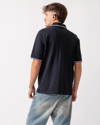 Armani Exchange Mens Polo Shirt XM001287-AF17321 - Deep Navy UB101