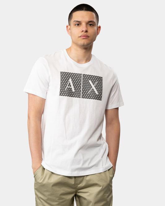 Armani Exchange Mens Slim Fit A|X Large Icon Logo T-Shirt
