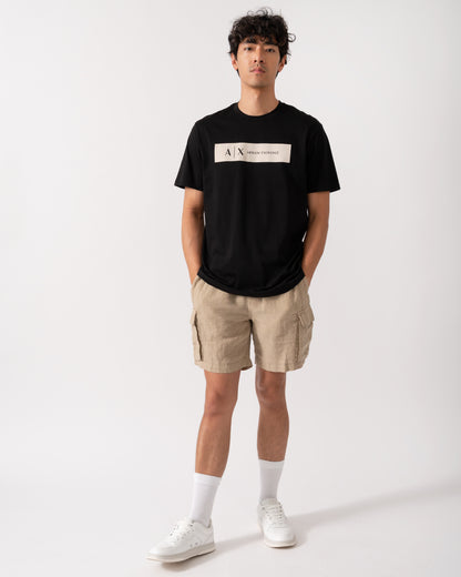 Armani Exchange Mens T-Shirt XM001425-AF10361 - Black UC001