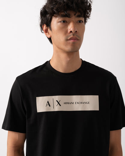 Armani Exchange Mens T-Shirt XM001425-AF10361 - Black UC001