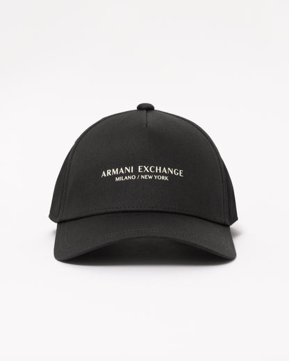 Armani Exchange Mens Baseball Hat XM001694-AF15502 - Black UC001