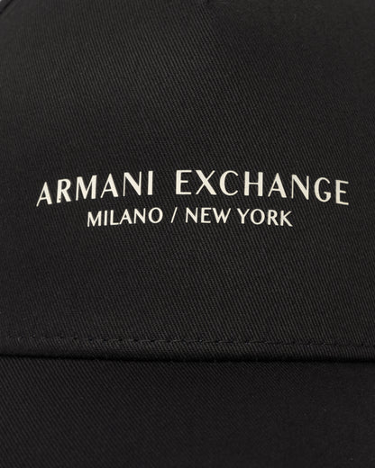 Armani Exchange Mens Baseball Hat XM001694-AF15502 - Black UC001