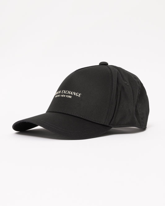 Armani Exchange Mens Baseball Hat XM001694-AF15502 - Black UC001