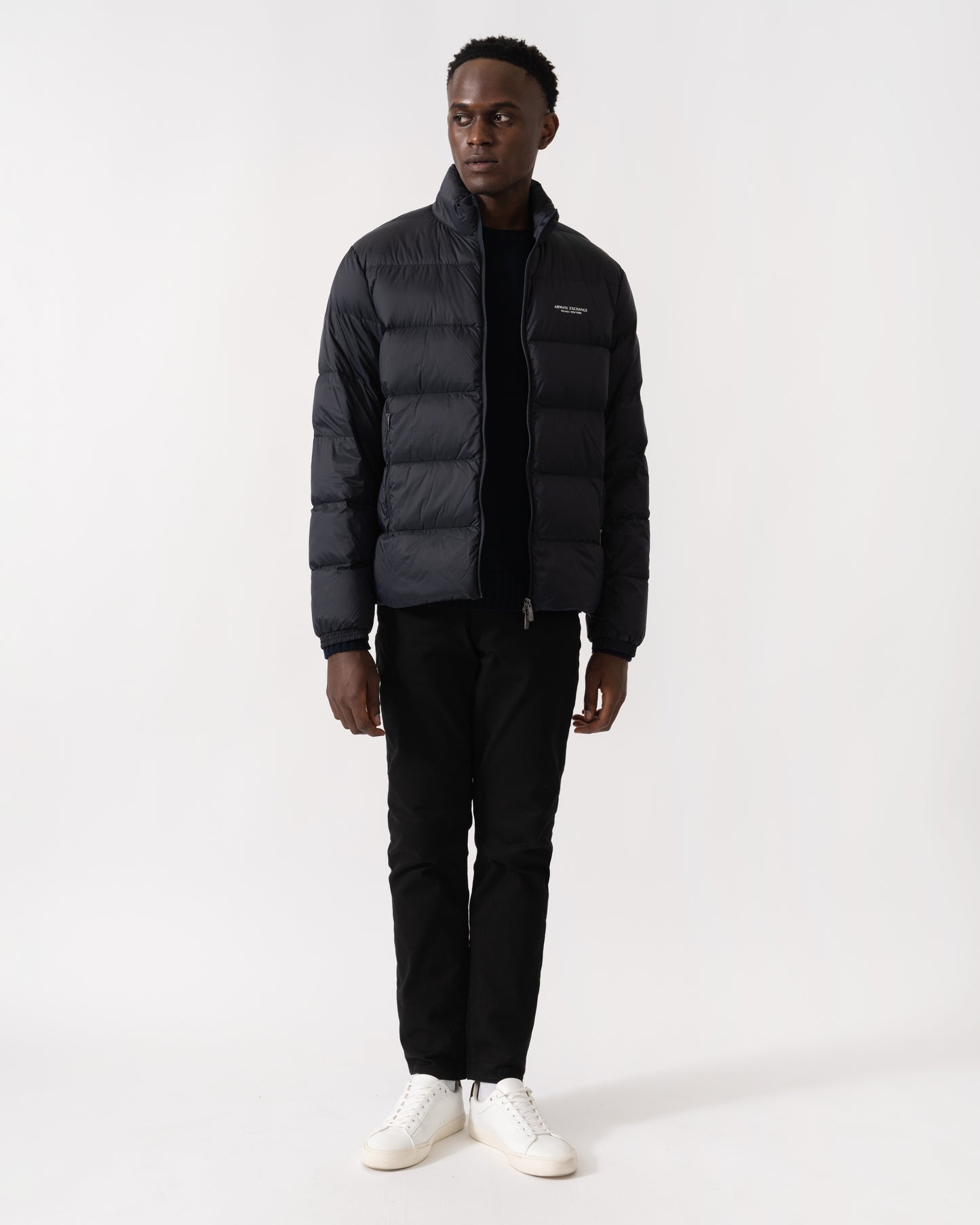 Armani Exchange Mens Down Jacket XM001575-AF16927 - Deep Navy UB101 - CHO - Designer Mens Padded Jackets