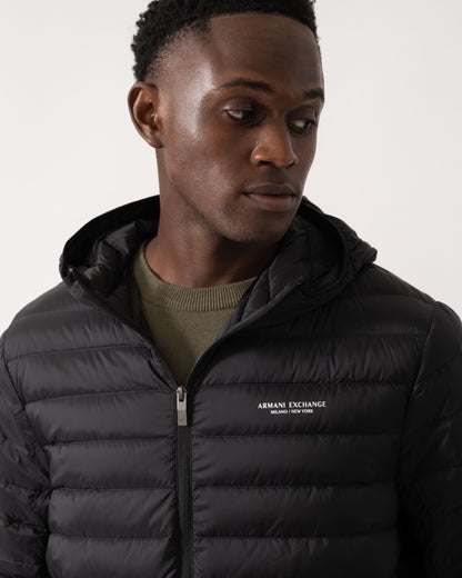 Armani Exchange Mens Down Jacket XM001577-AF16927 - Black UC001