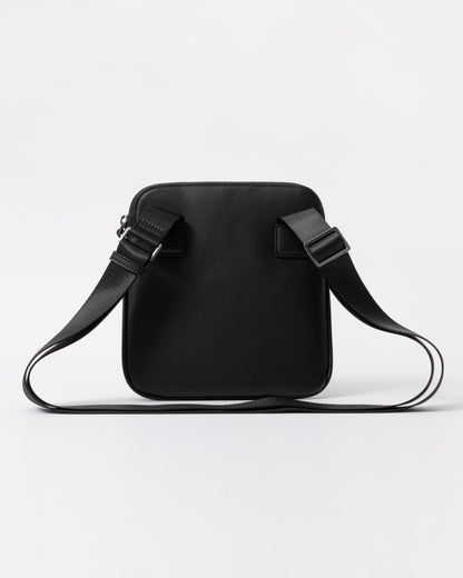 Armani Exchange Mens Slim Envelope Messenger Bag - Black UC001 back