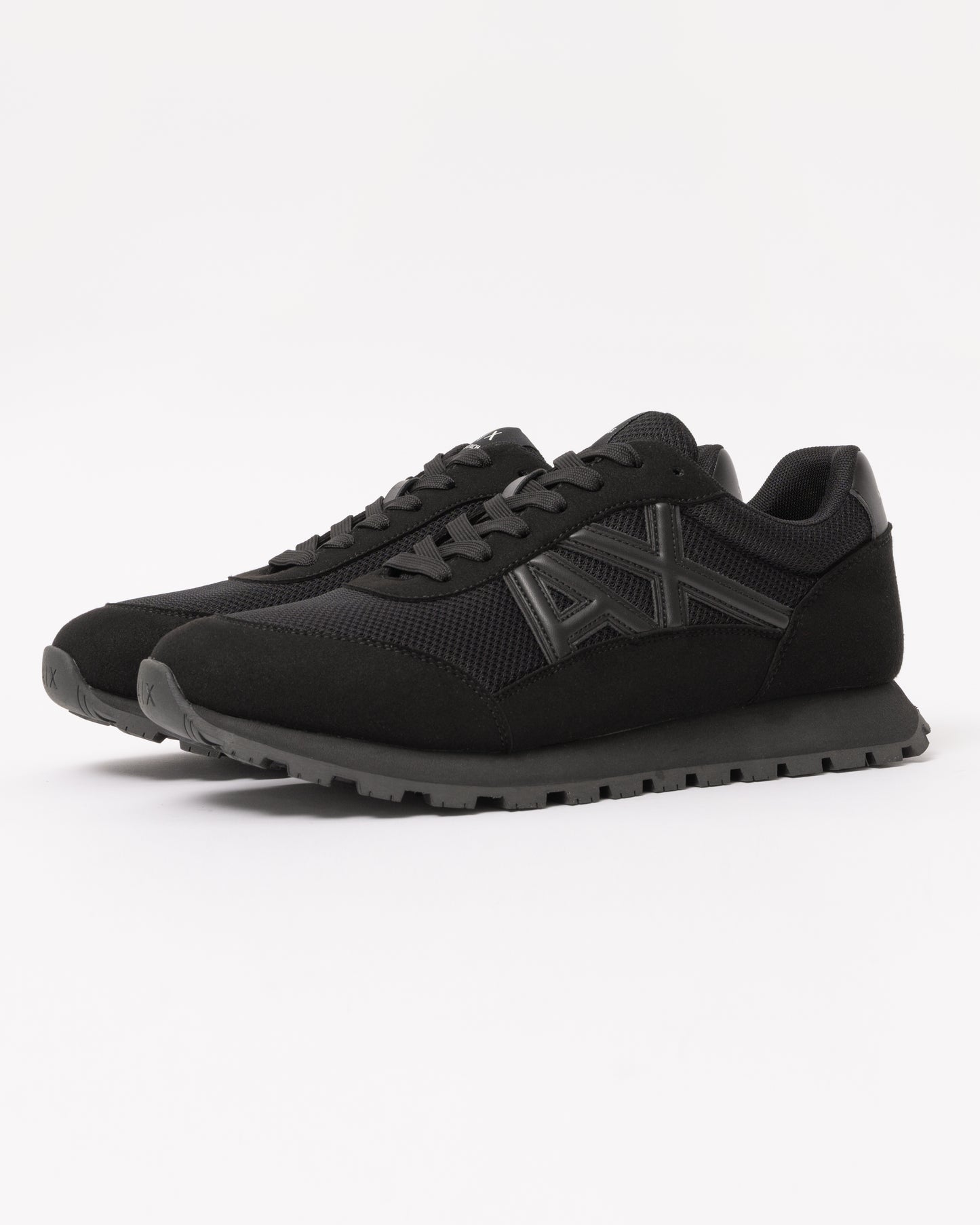 Armani Exchange Mens Sneaker XM001960-AF19388 - Black/Black MC005