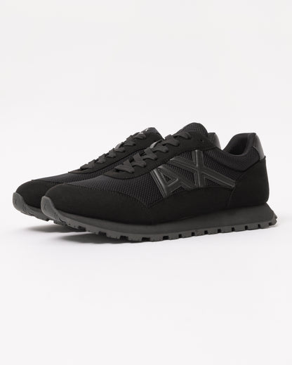 Armani Exchange Mens Sneaker XM001960-AF19388 - Black/Black MC005
