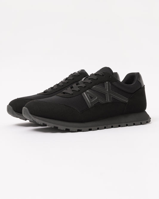 Armani Exchange Mens Sneaker XM001960-AF19388 - Black/Black MC005
