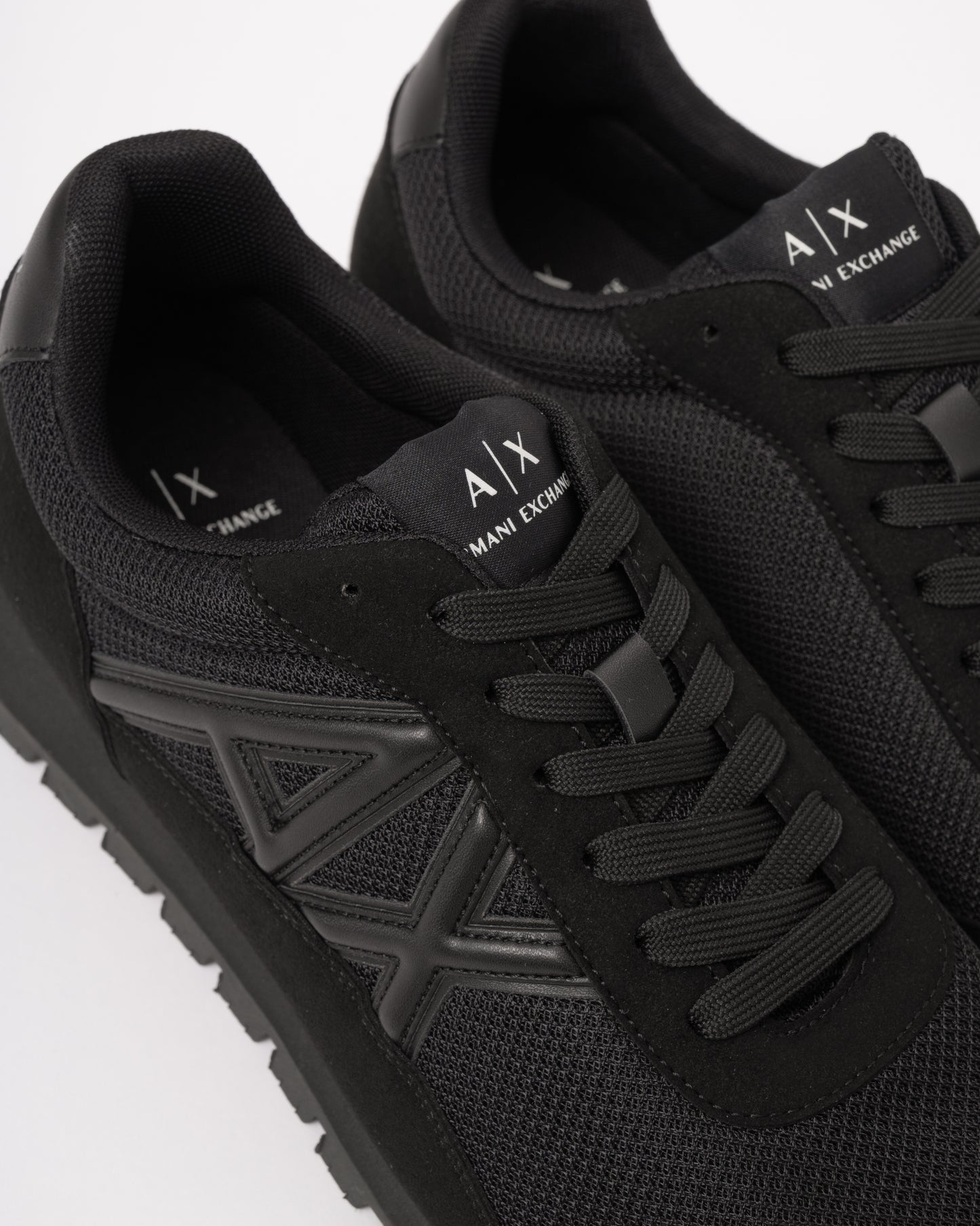 Armani Exchange Mens Sneaker XM001960-AF19388 - Black/Black MC005