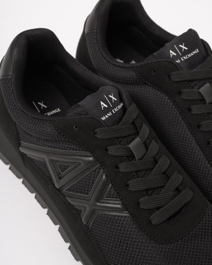Armani Exchange Mens Sneaker XM001960-AF19388 - Black/Black MC005
