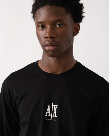 Armani Exchange Mens T-Shirt XM000364-AF12308 - Black UC001