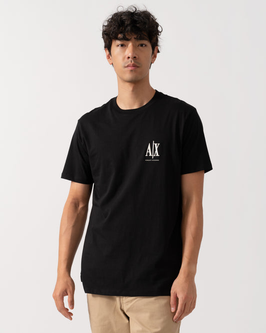 Armani Exchange Mens T-Shirt XM000365-AF12308 - Black UC001
