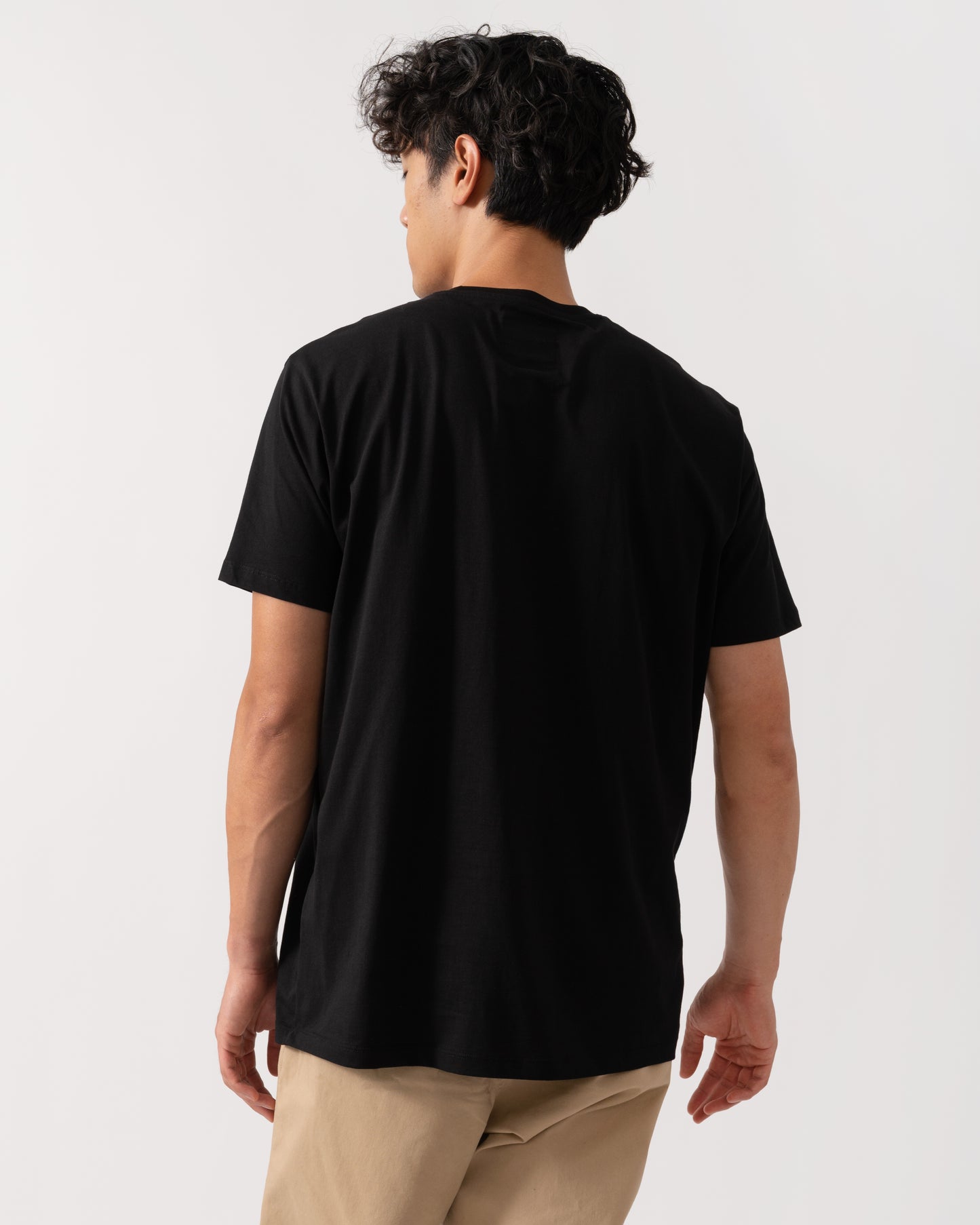 Armani Exchange Mens T-Shirt XM000365-AF12308 - Black UC001