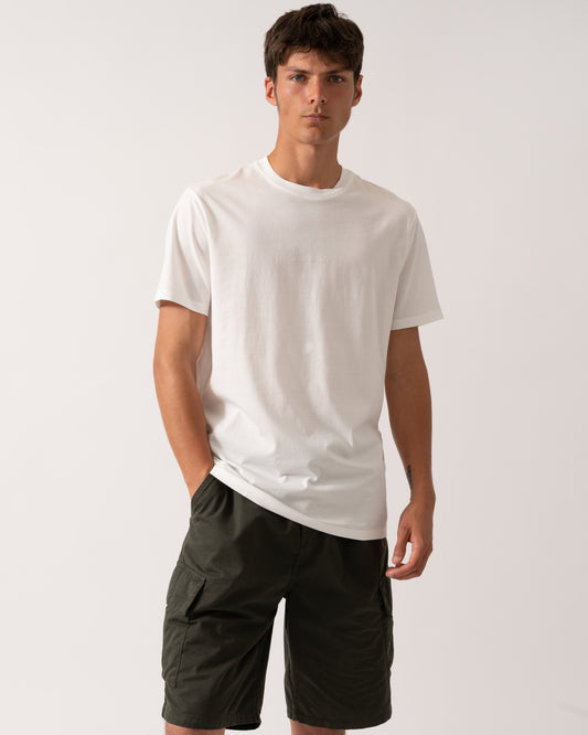 Armani Exchange Mens Regular Fit Mercerised Cotton T-Shirt