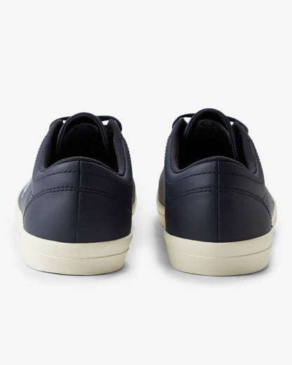 Fred Perry Mens Baseline Leather Trainers - Navy 248