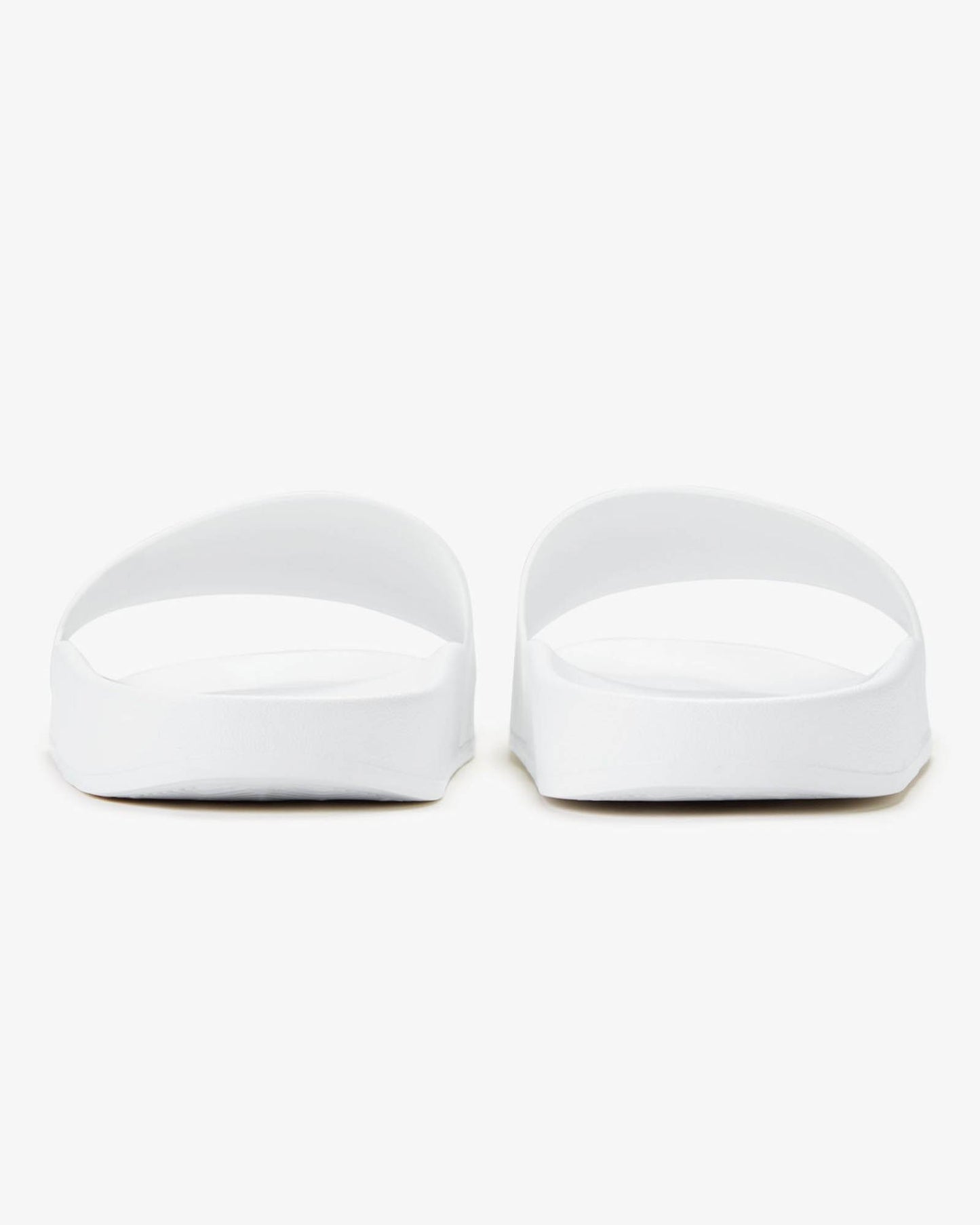 Fred Perry Mens Branded Slider - White/Navy 100 | CHO | Designer Mens Sandals
