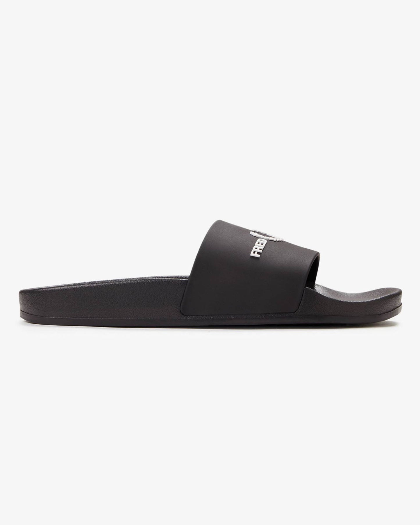 Fred Perry Mens Branded Slider - Black 102 | CHO | Designer Mens Sandals