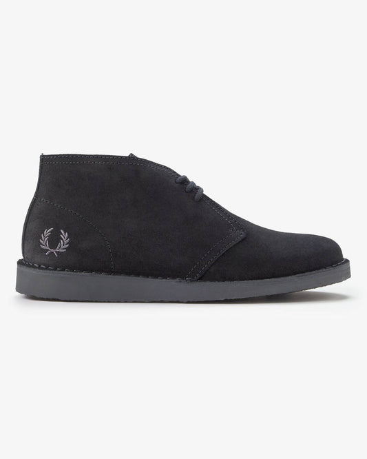 Fred Perry Hawley Suede Mens Desert Boots - Black 220
