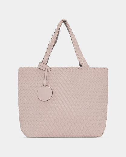 Ilse Jacobsen Reversable Womens Braided Shopper - Rose Silver 320710