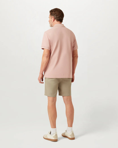 Belstaff Mens Logo Polo - Dusk Pink