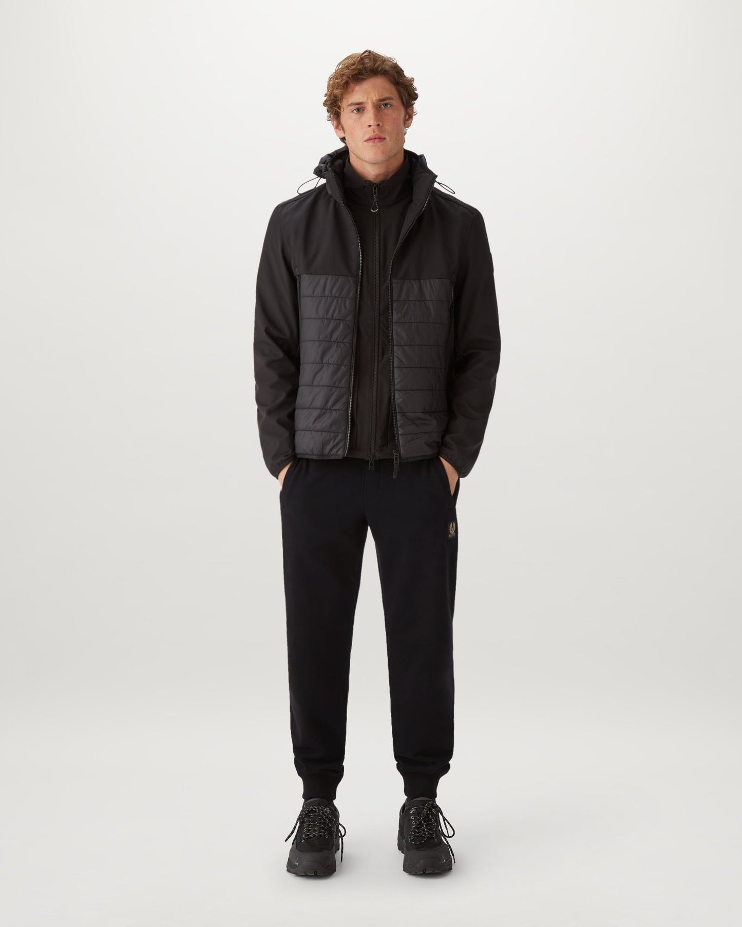 Belstaff Mens Logo Sweatpants - Dark Ink