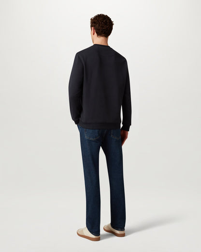 Belstaff Mens Logo Sweatshirt - Dark Ink