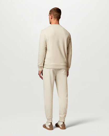 Belstaff Mens Logo Sweatshirt - Pale Stone