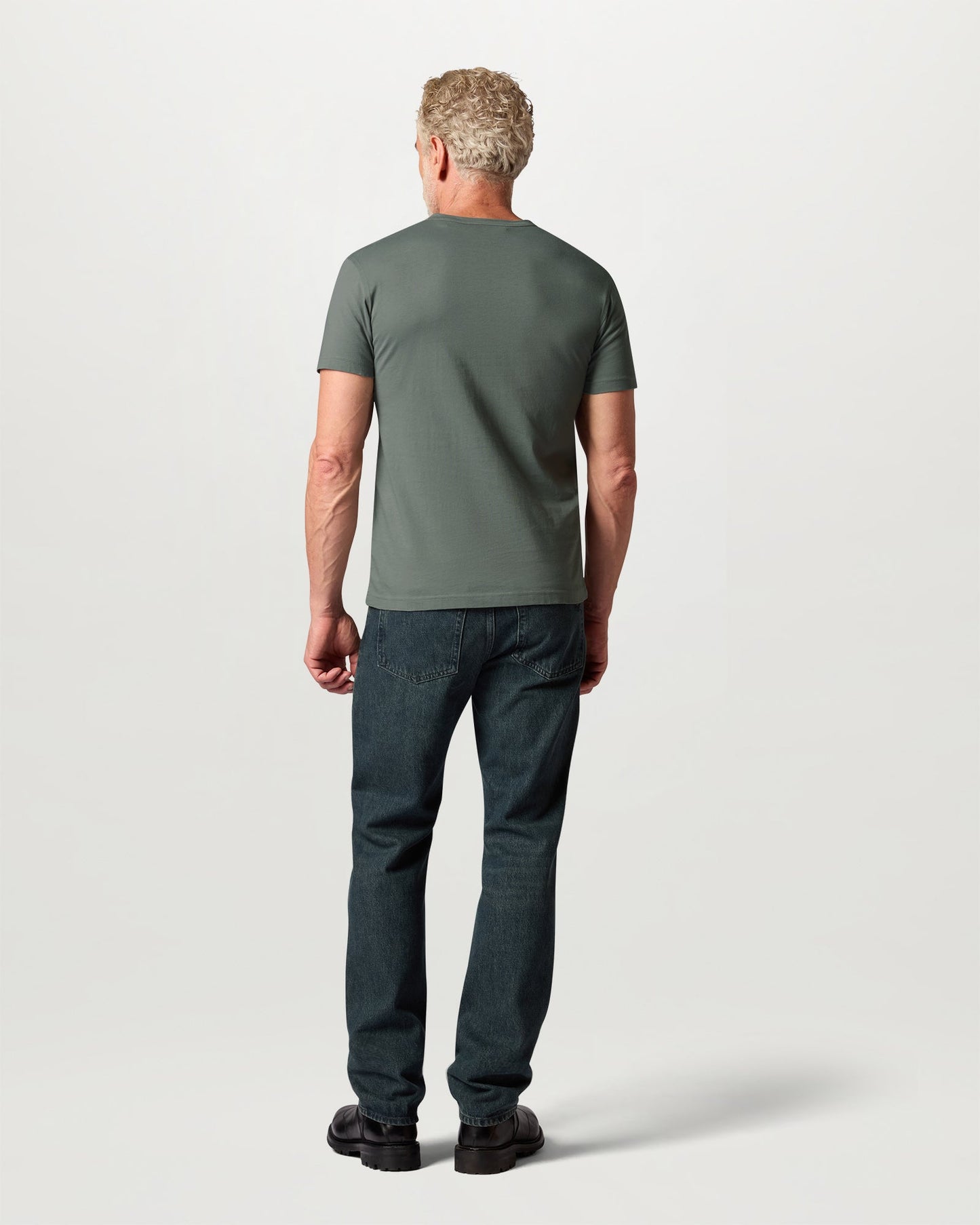 Belstaff Mens Icon Logo T-Shirt - Atlantic Grey