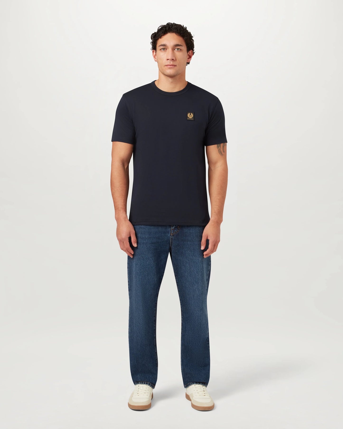 Belstaff Mens Icon Logo T-Shirt - Dark Ink