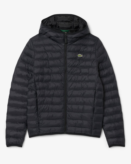 Lacoste Short Light Mens Puffer Jacket - Black 031 | CHO | Designer Mens Padded Jackets