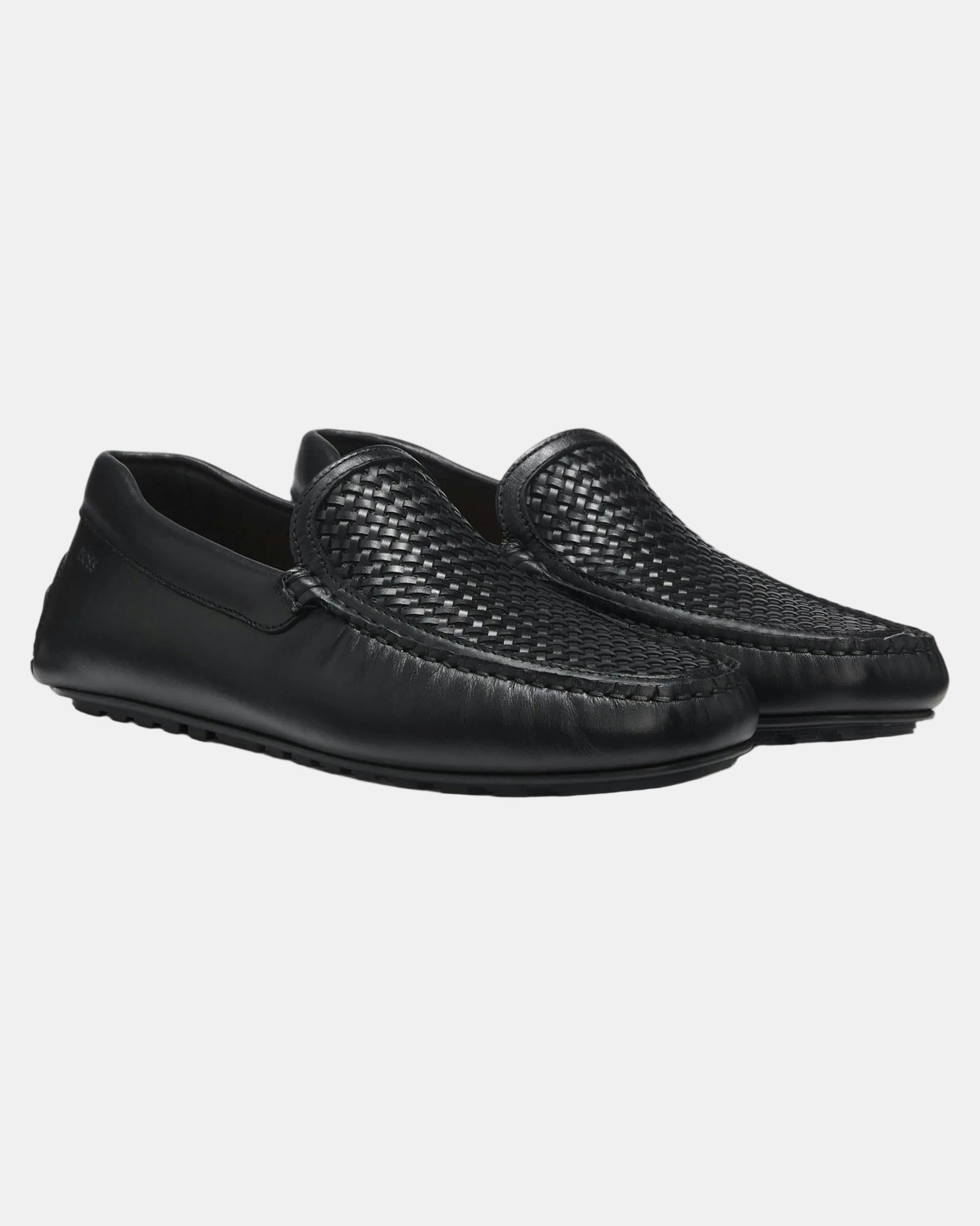 BOSS Orange Noel_Mocc_ltwvr Mens Shoes 50563133 - Black 001 | CHO | Designer Mens Shoes