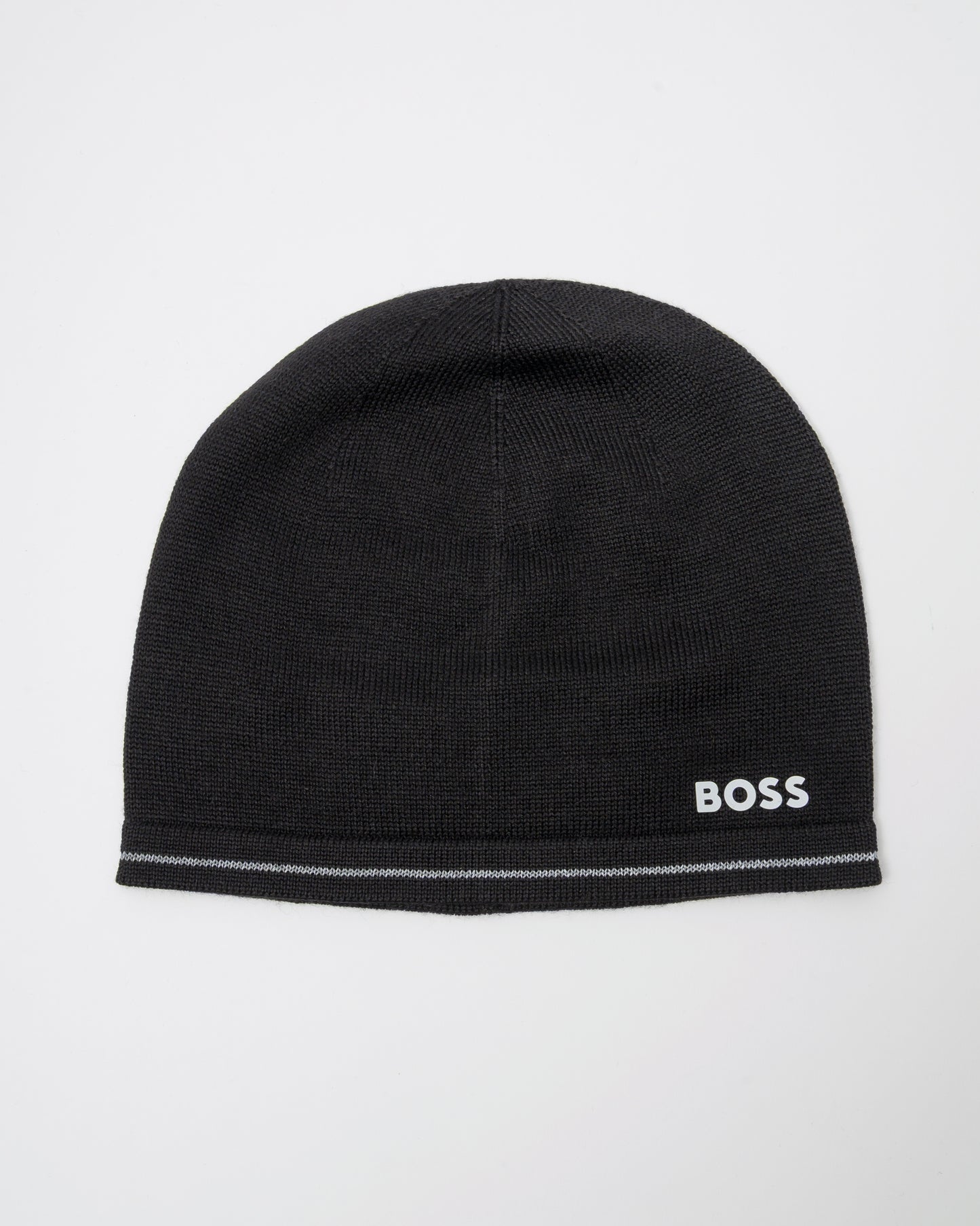 BOSS Green Arveso Mens Beanie - Black 001 - CHO - Designer Mens Hats