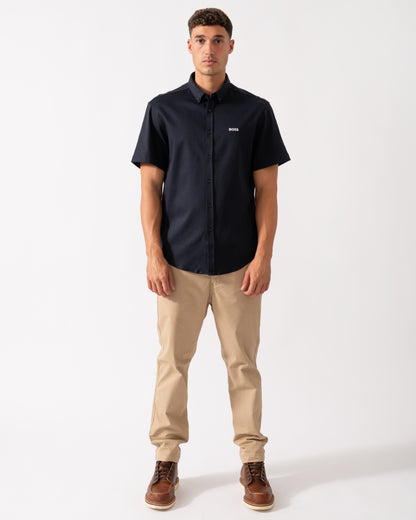 BOSS Green B_Motion Mens Short Sleeve Shirt 50544784 - Dark Blue 402