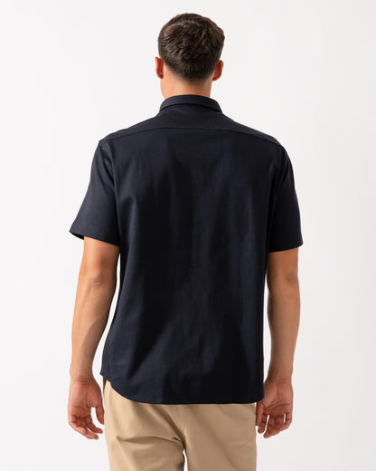 BOSS Green B_Motion Mens Short Sleeve Shirt 50544784 - Dark Blue 402