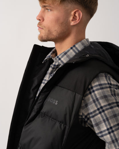 BOSS Green Block-X Mens Gilet - Black 001