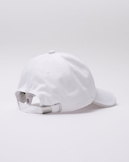 BOSS Green Bold Mens Logo-Print Cap In Cotton Twill - Natural 103