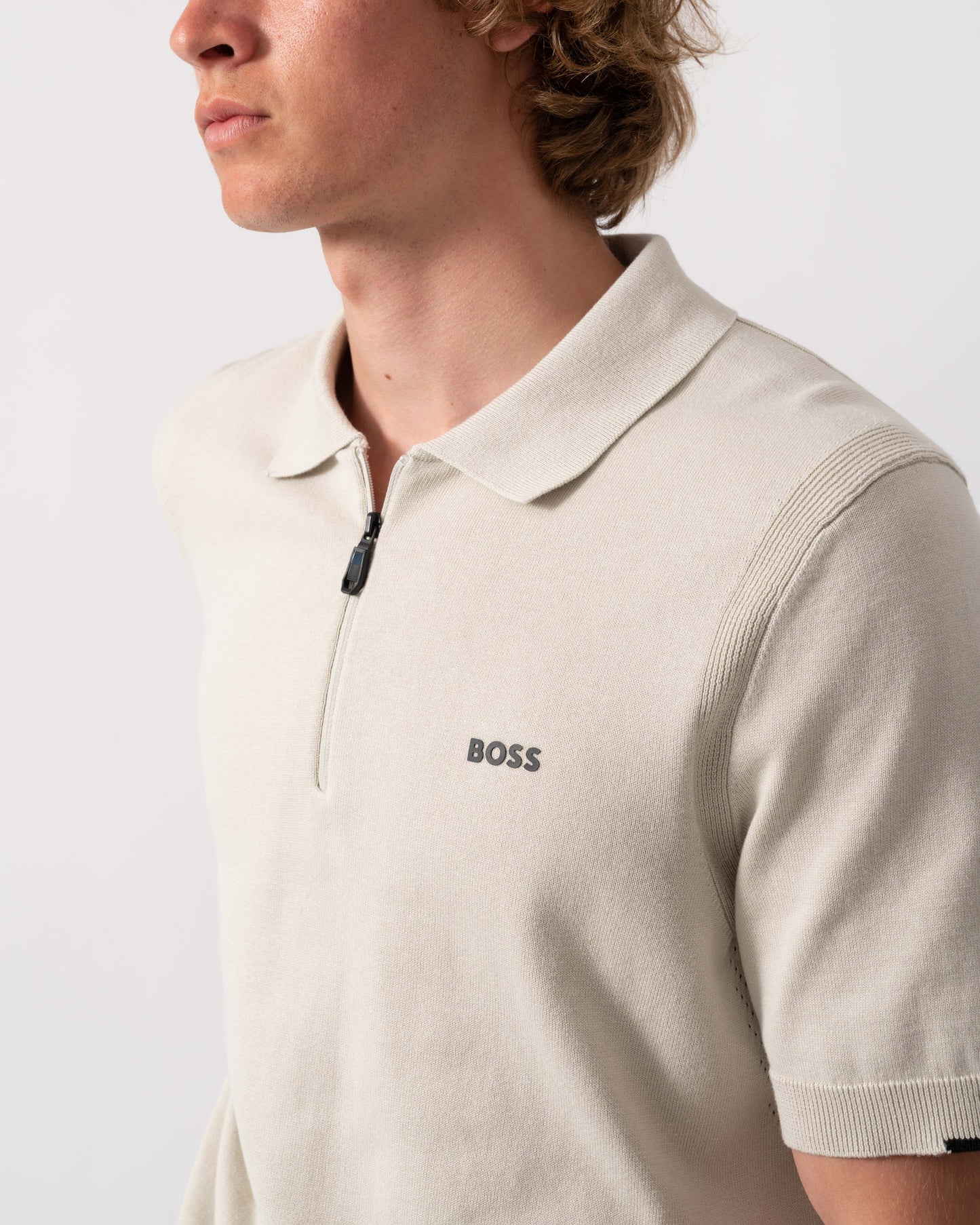 BOSS Green Ever-X PS Mens Polo Shirt - Light Beige 272