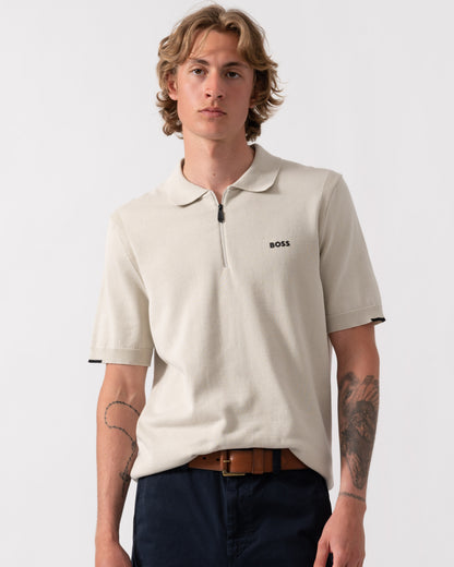 BOSS Green Ever-X PS Mens Polo Shirt - Light Beige 272