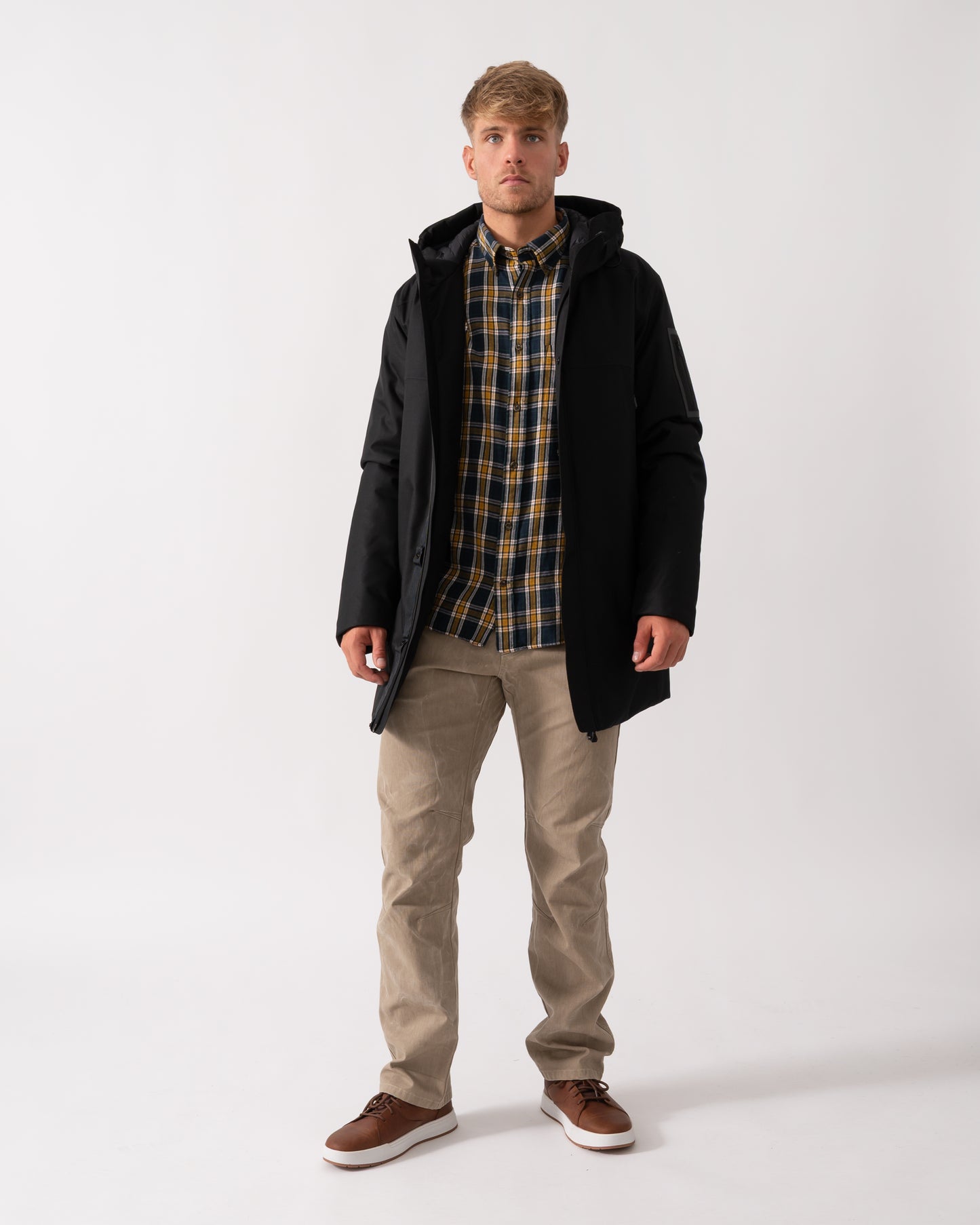 BOSS Green Hexatech Mens Parka - Black 001