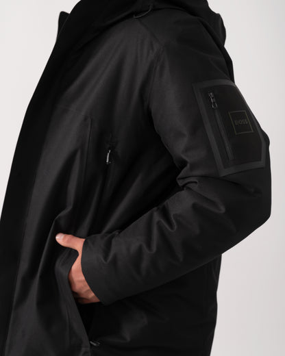 BOSS Green Hexatech Mens Parka - Black 001