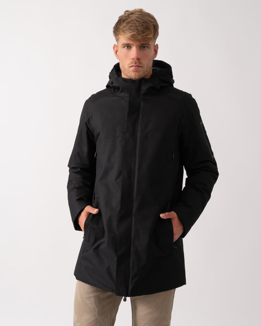 BOSS Green Hexatech Mens Parka - Black 001