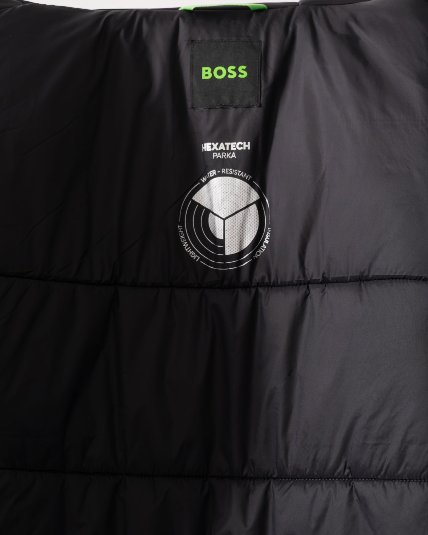 BOSS Green Hexatech Mens Parka - Black 001