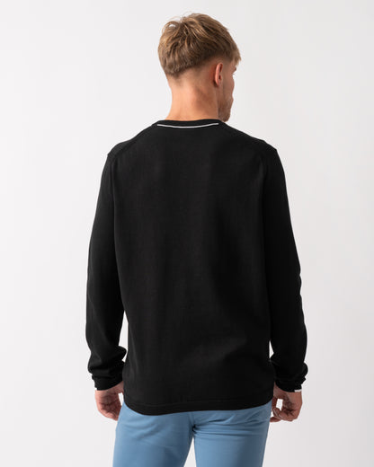 BOSS Green K_Ever-X Mens Crew Neck Jumper - Black 001