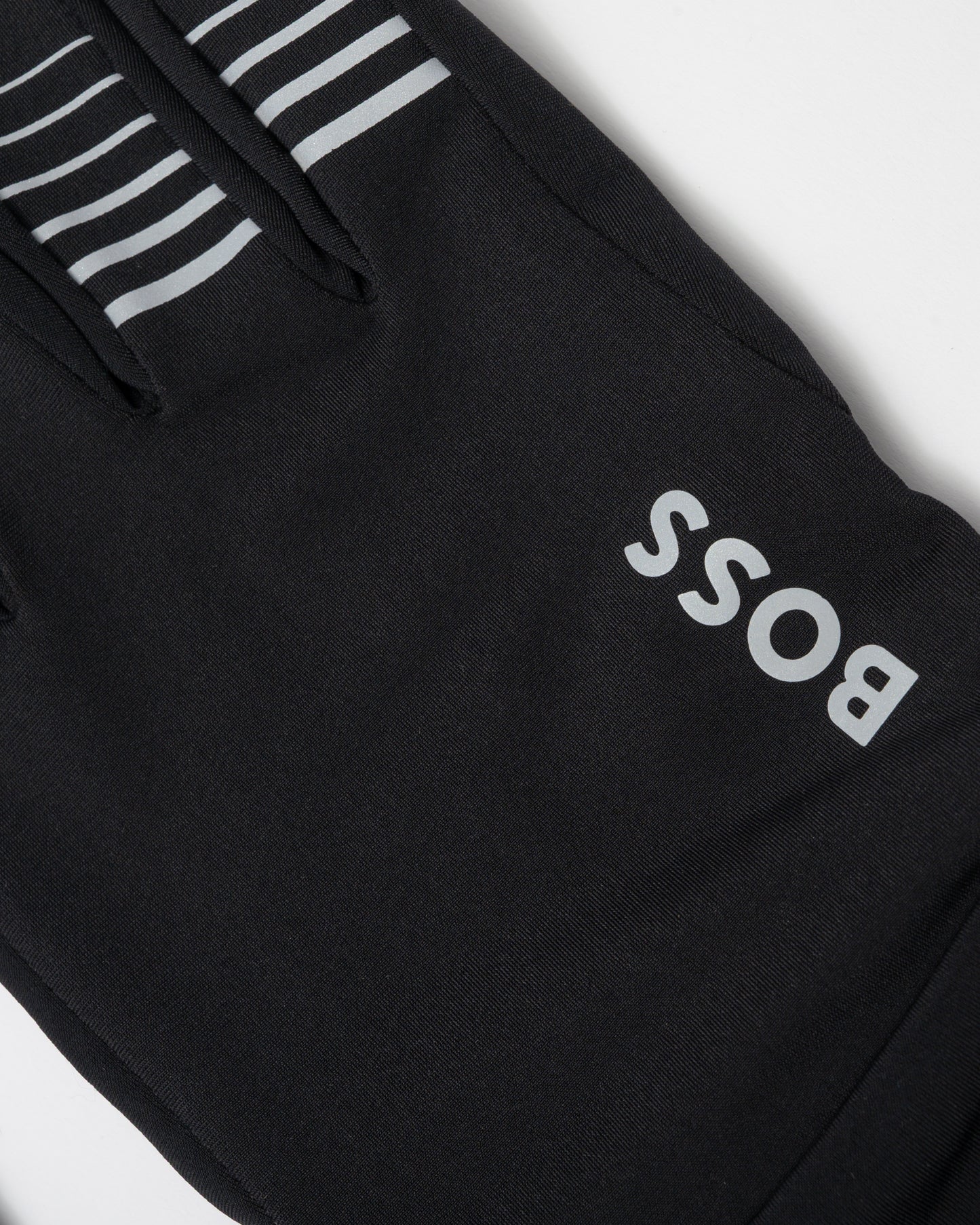 BOSS Green Mens Running Gloves 50548925 - Black 001